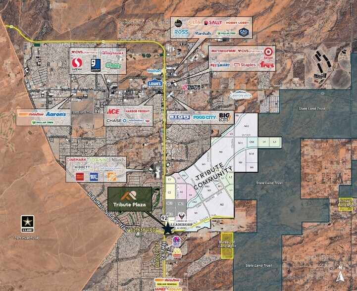 4001 Buffalo Soldier Trail, Sierra Vista, AZ à louer - Photo de l’immeuble – Image 3 sur 4