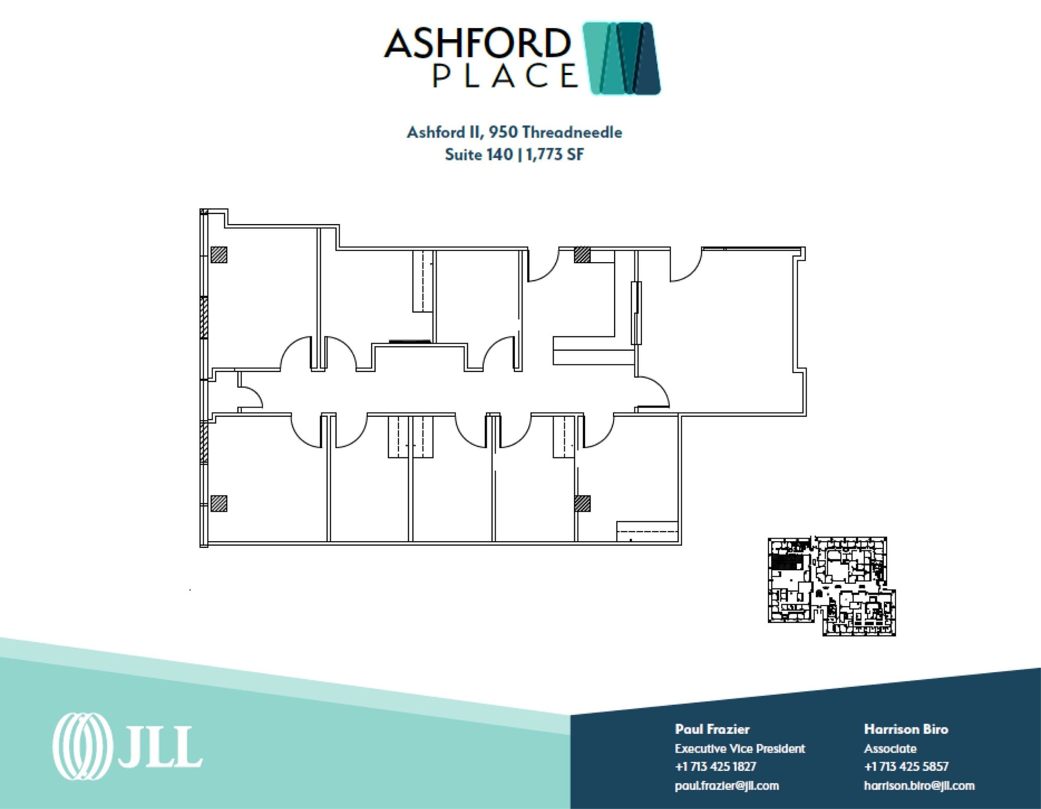 950 Threadneedle St, Houston, TX à louer Plan d’étage– Image 1 sur 1