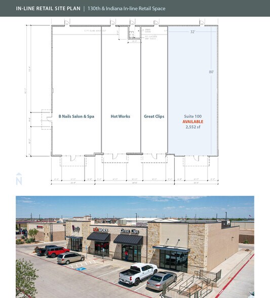 12811-12813 Indiana Ave, Lubbock, TX à louer - Plan de site – Image 3 sur 6