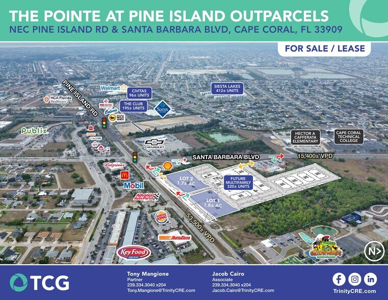 NEC Pine Island Rd and Santa Barbara blvd, Cape Coral, FL à vendre - Photo principale – Image 1 sur 1