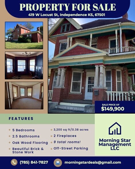 419 W Locust St, Independence, KS à vendre - Photo de l’immeuble – Image 2 sur 7