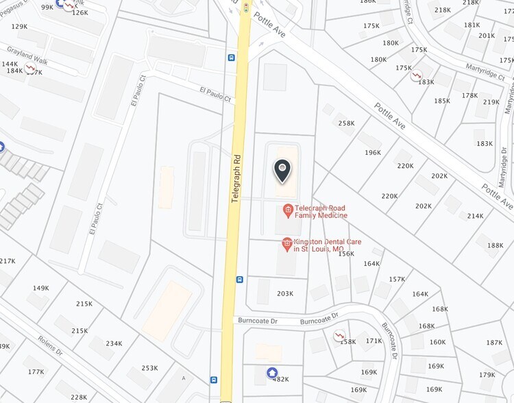 4412-4430 Telegraph Rd, Saint Louis, MO à louer - Plan cadastral – Image 2 sur 6