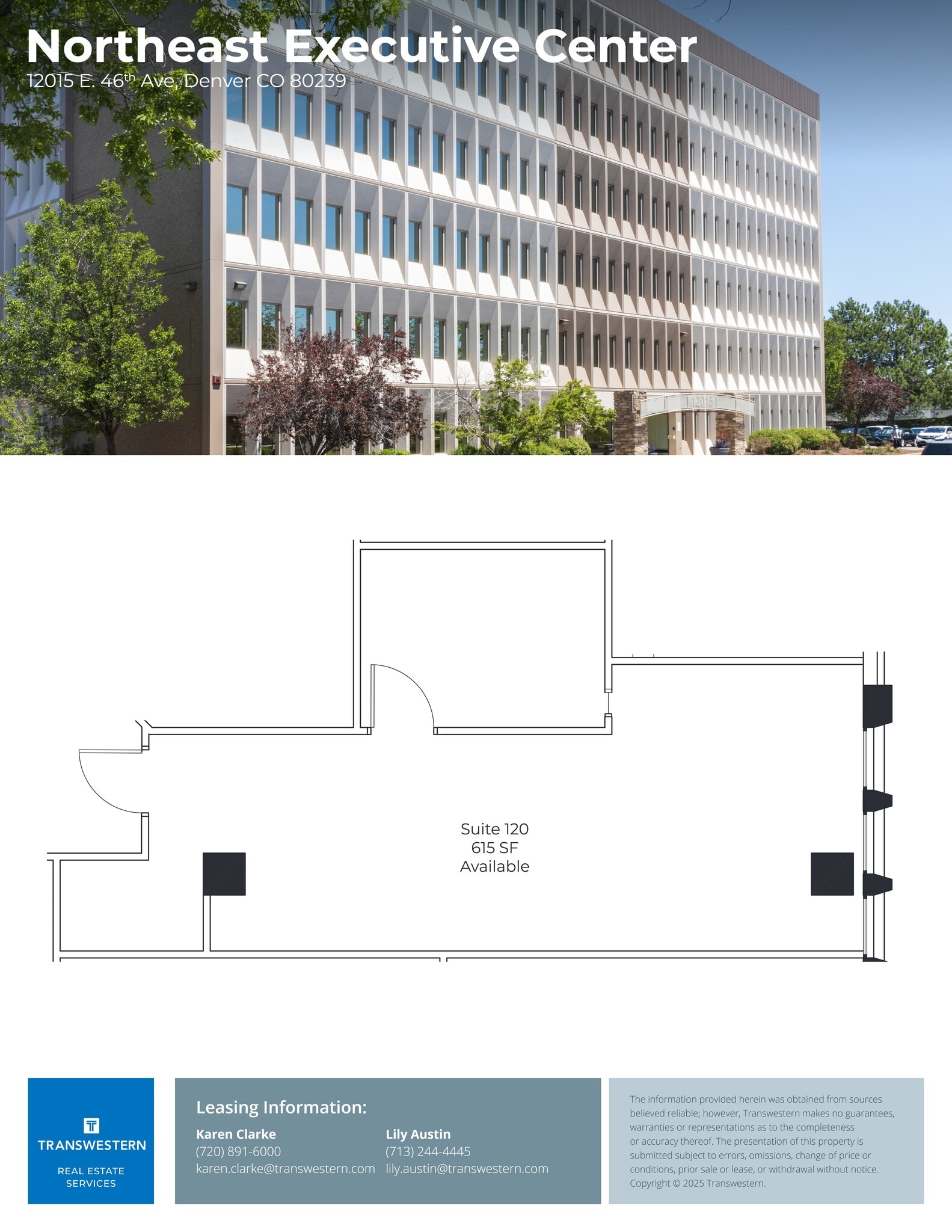 12015 E 46th Ave, Denver, CO à louer Plan de site– Image 1 sur 1
