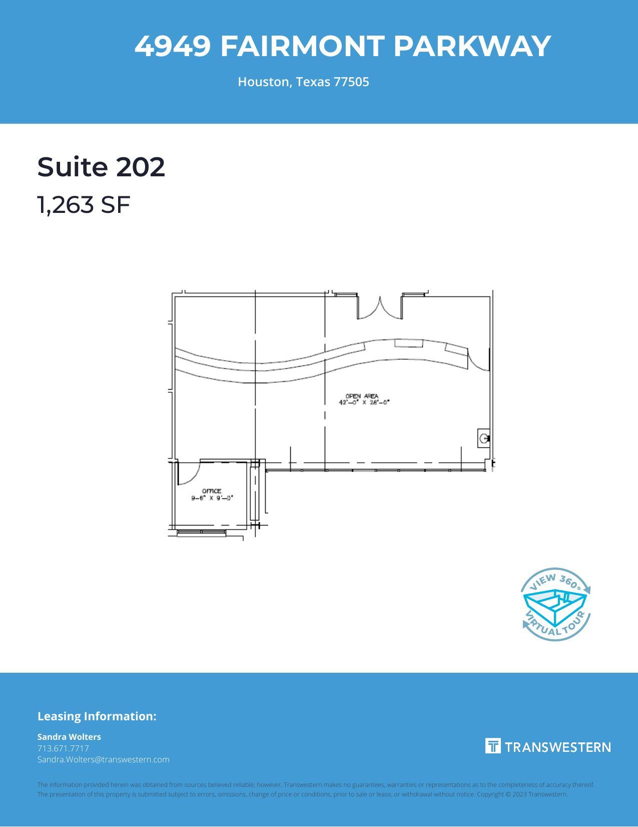 4949 Fairmont Pky, Pasadena, TX à louer Plan d’étage– Image 1 sur 1