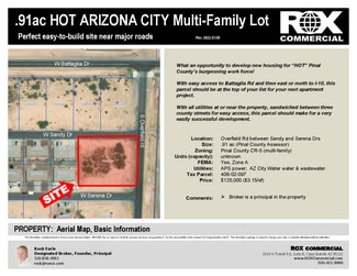 Plus de détails pour 8100 W Serena Dr, Arizona City, AZ - Terrain à vendre