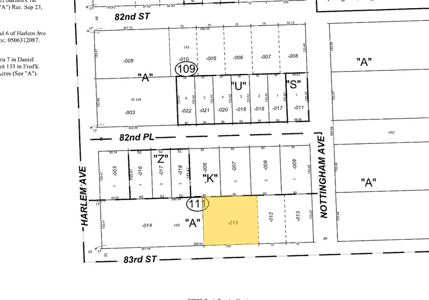 7124 W 83rd St, Bridgeview, IL à louer - Plan cadastral – Image 2 sur 16