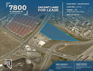 Plus de détails pour 7800 N Virginia St, Reno, NV - Terrain à louer