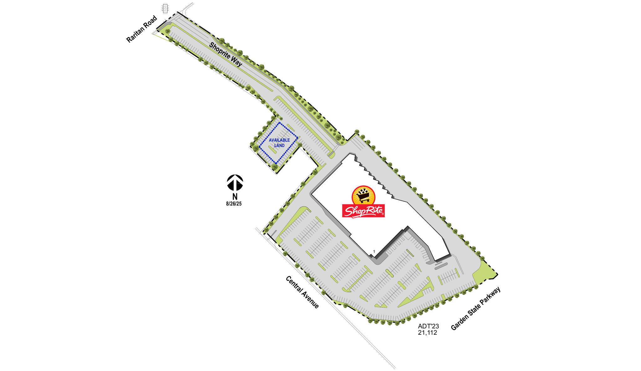 70-76 Central Ave, Clark, NJ à louer Plan de site– Image 1 sur 1