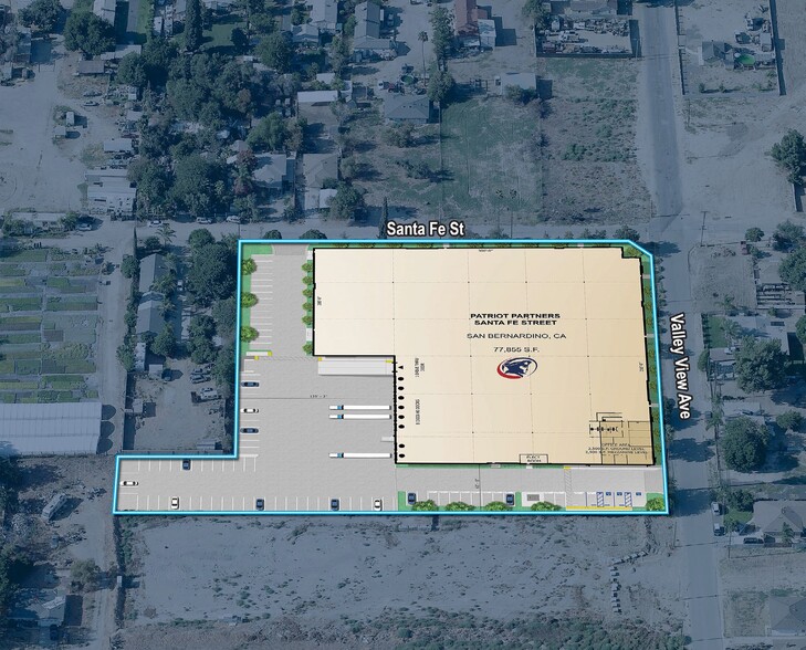 575 E Santa Fe St, San Bernardino, CA à vendre - Plan de site – Image 2 sur 4