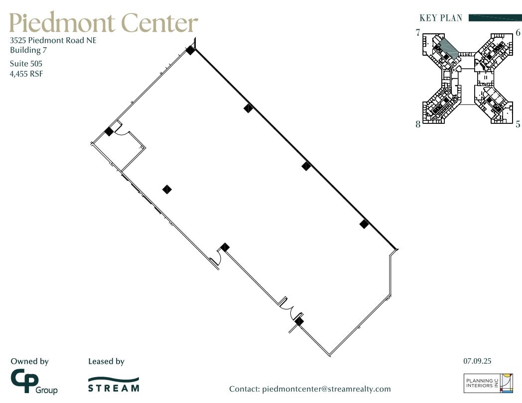 3495 Piedmont Rd NE, Atlanta, GA à louer Plan d’étage– Image 1 sur 1