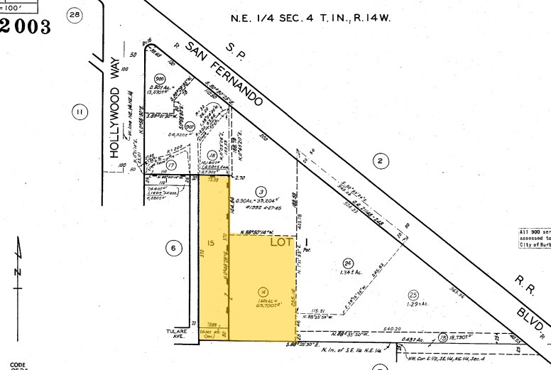 2950 N Hollywood Way, Burbank, CA à louer - Plan cadastral – Image 2 sur 10