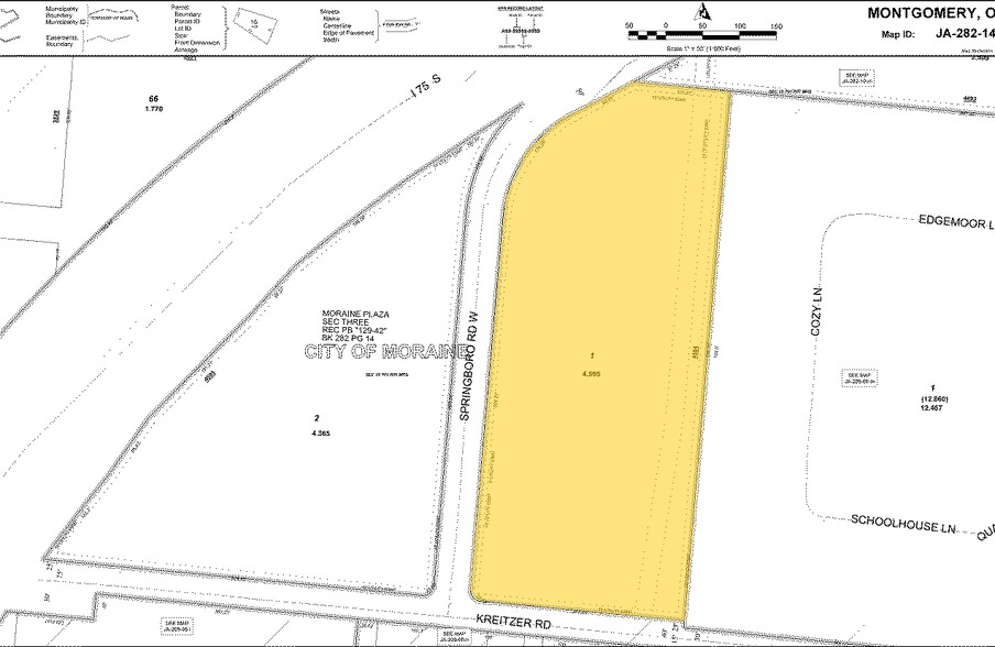 2003-2027 Springboro W, Moraine, OH à louer - Plan cadastral – Image 2 sur 2