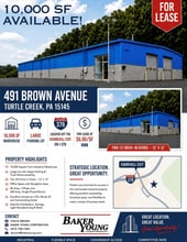 491 Brown Ave, Turtle Creek, PA à louer Autre– Image 2 sur 2