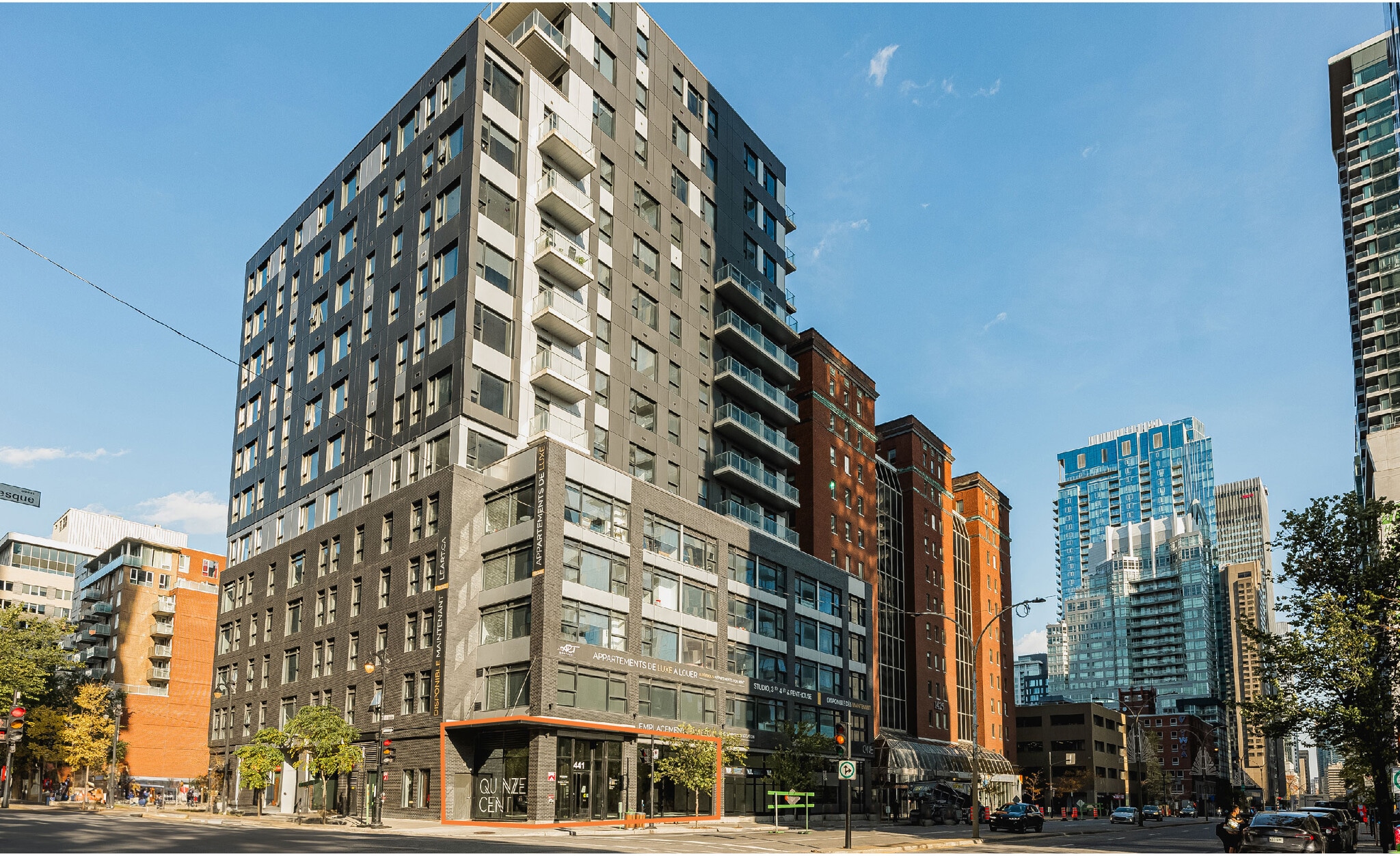 1155 Rue Mackay, Montréal, QC à louer Photo de l’immeuble– Image 1 sur 5