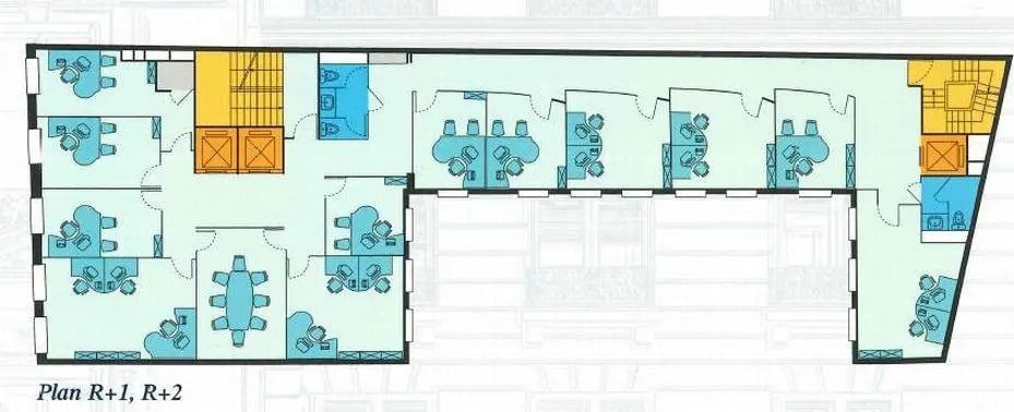 8 Rue Cambacérès, Paris à louer - Plan d’étage – Image 2 sur 2