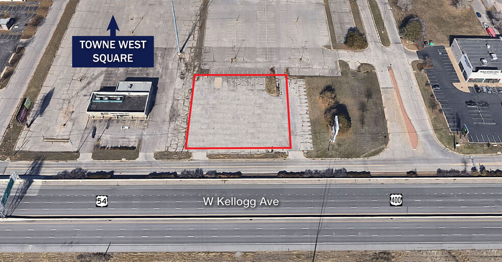 4702 W Kellogg Dr, Wichita, KS à louer - Aérien – Image 1 sur 2