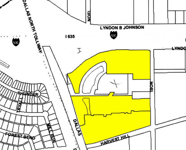 5420 Lyndon B Johnson Fwy, Dallas, TX à louer - Plan cadastral – Image 2 sur 8