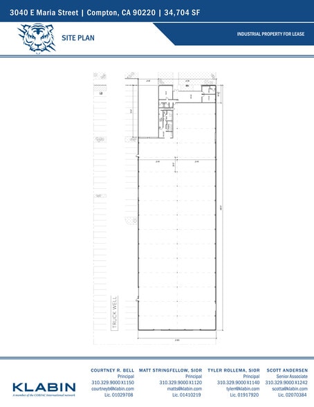 3040 E Maria St, Rancho Dominguez, CA à louer - Plan de site – Image 2 sur 5