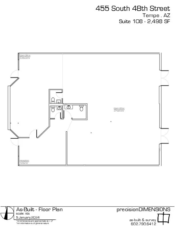 637 S 48th St, Tempe, AZ à louer Plan d’étage– Image 1 sur 1