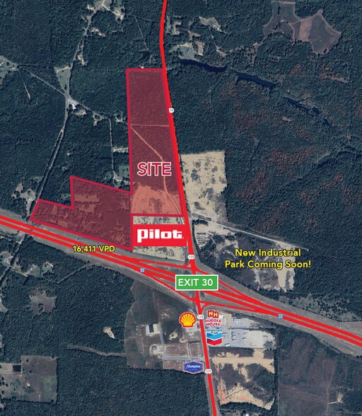 State Highway 129, Winfield, AL à vendre - Aérien – Image 2 sur 3