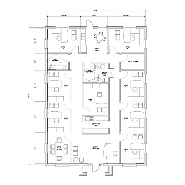 Offices At North Penn portefeuille de 7 biens à vendre sur LoopNet.fr - Plan d’étage – Image 3 sur 3