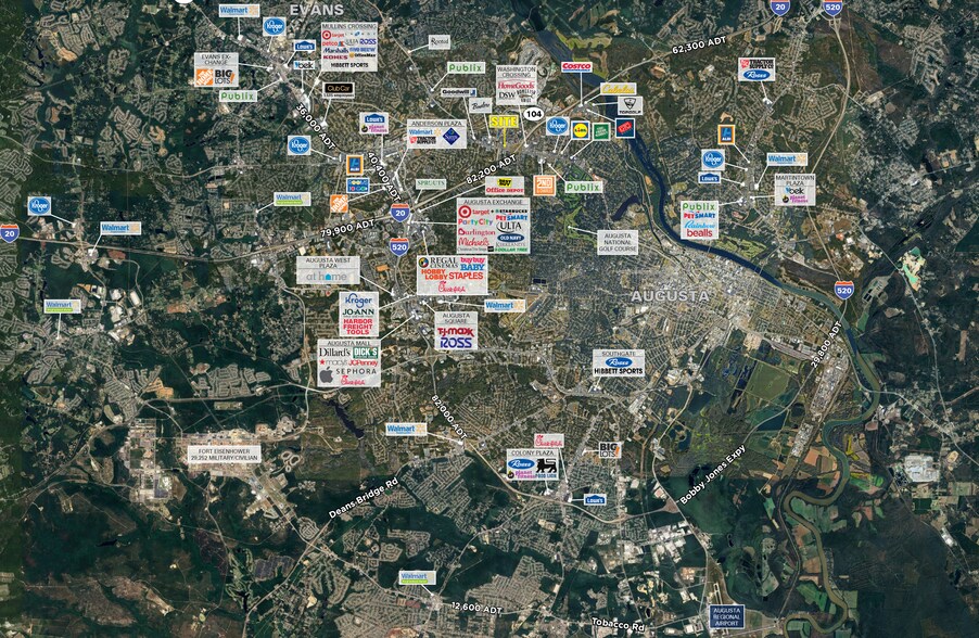 3021 Washington Rd, Augusta, GA à louer - Photo de l’immeuble – Image 3 sur 7