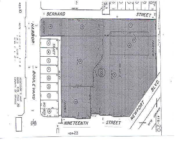 1901 Newport Blvd, Costa Mesa, CA à vendre - Plan cadastral – Image 2 sur 25