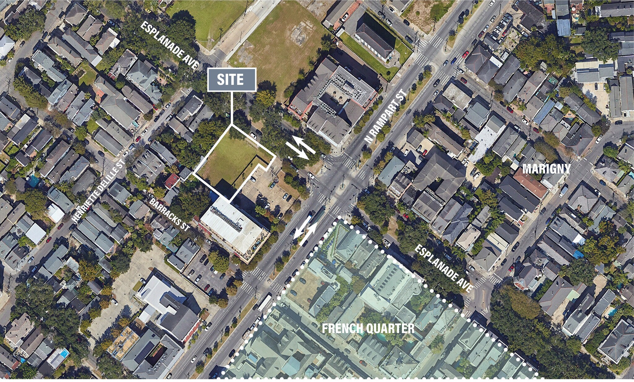 1124 Esplanade ave, New Orleans, LA à vendre Aérien– Image 1 sur 3