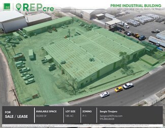 Plus de détails pour 4673 Osborne Dr, El Paso, TX - Industriel/Logistique à vendre