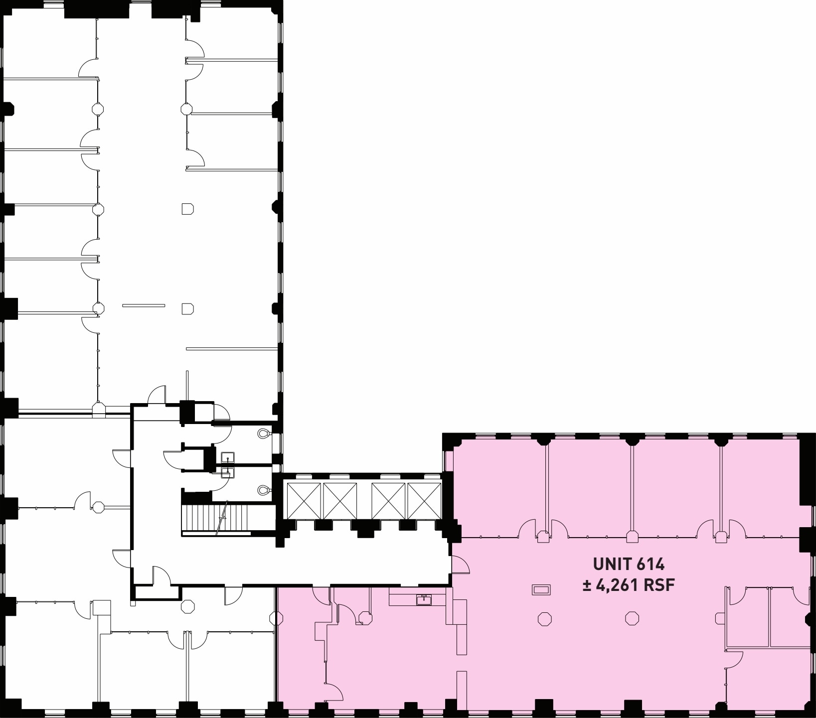 1680 N Vine St, Hollywood, CA à louer Plan d’étage– Image 1 sur 1