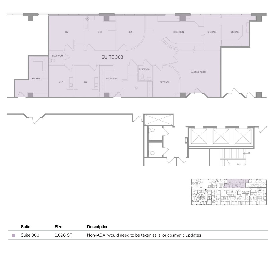 9 Medical Pky, Farmers Branch, TX à louer Plan d’étage– Image 1 sur 1