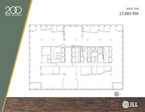 200 W Jackson Blvd, Chicago, IL à louer Plan d’étage– Image 1 sur 9
