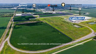 Hwy 61 & Armor Dr, Sikeston, MO - Vue aérienne vue de carte