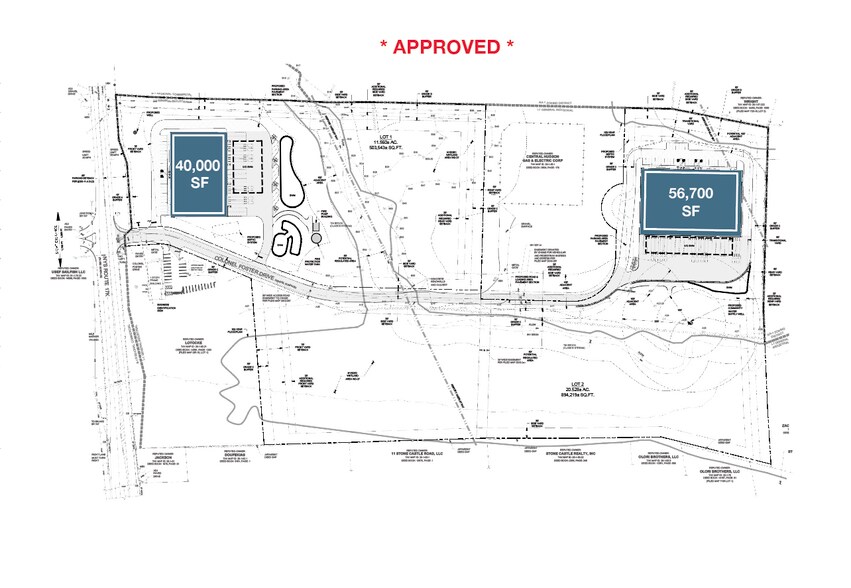 0 Colonel Foster Drive, Rock Tavern, NY à vendre - Plan de site – Image 2 sur 2