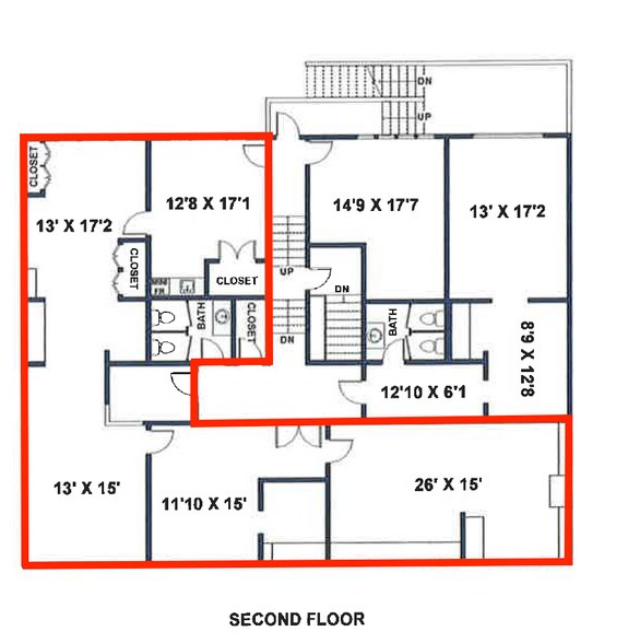 8818 W Sunset Blvd, West Hollywood, CA à louer - Plan d’étage – Image 2 sur 2