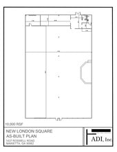 1425-1495 Roswell Rd, Marietta, GA à louer Plan de site– Image 2 sur 2