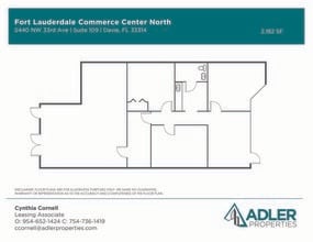 5440 NW 33rd Ave, Fort Lauderdale, FL à louer Plan d’étage– Image 1 sur 11