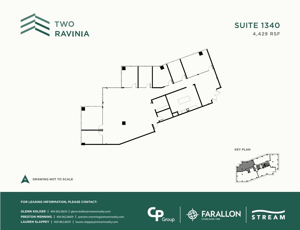1 Ravinia Dr, Atlanta, GA à louer Plan d’étage– Image 1 sur 1