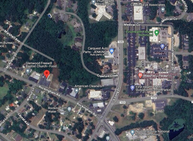 1101 Rockingham Rd, Rockingham, NC à vendre - Aérien – Image 2 sur 2