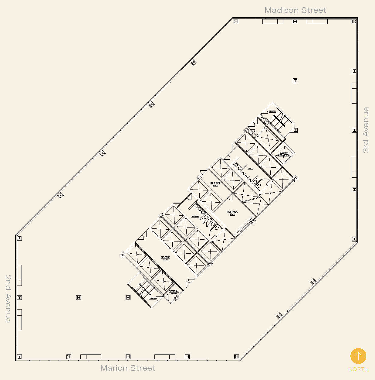 999 3rd Ave, Seattle, WA à louer Plan d’étage– Image 1 sur 1