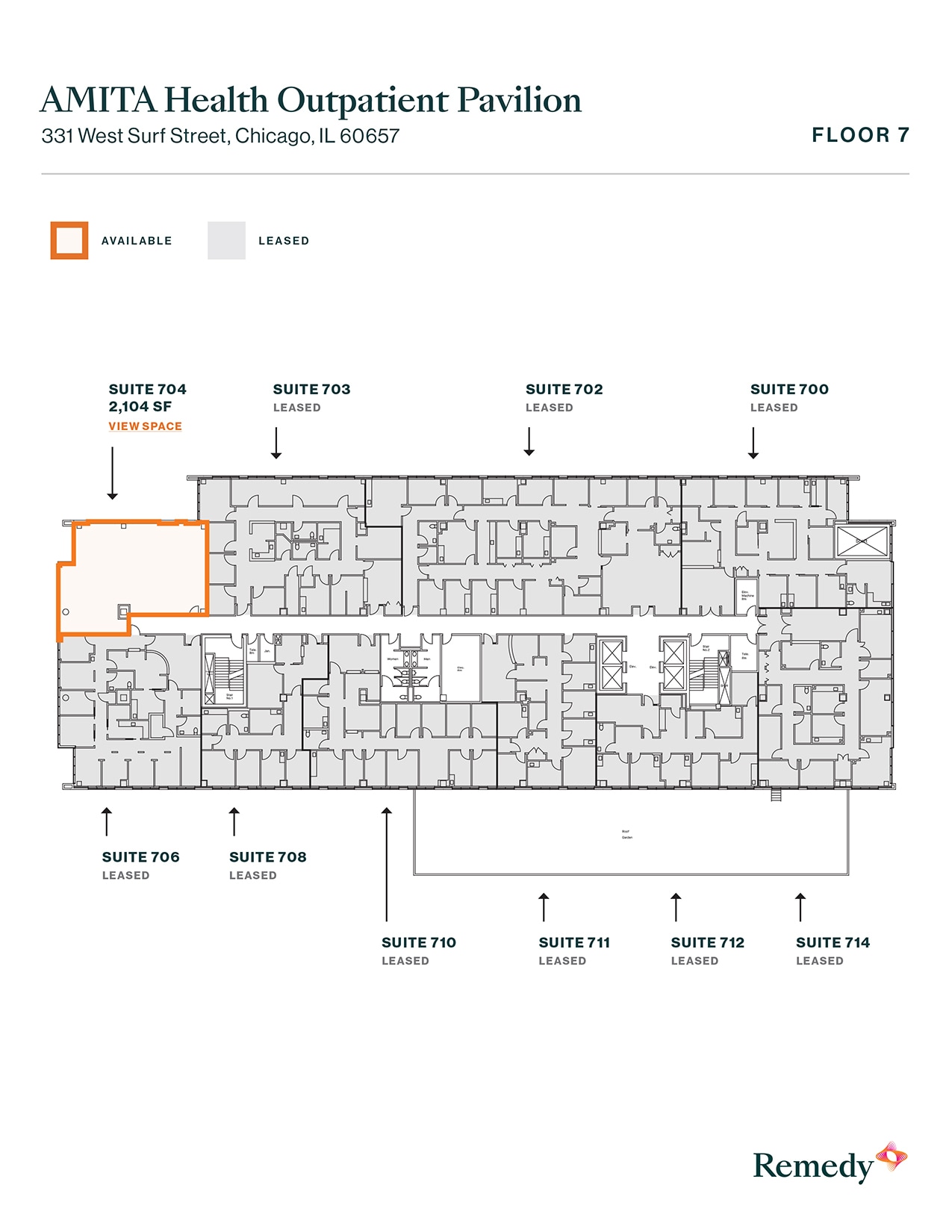 331 W Surf St, Chicago, IL à louer Plan d’étage– Image 1 sur 3
