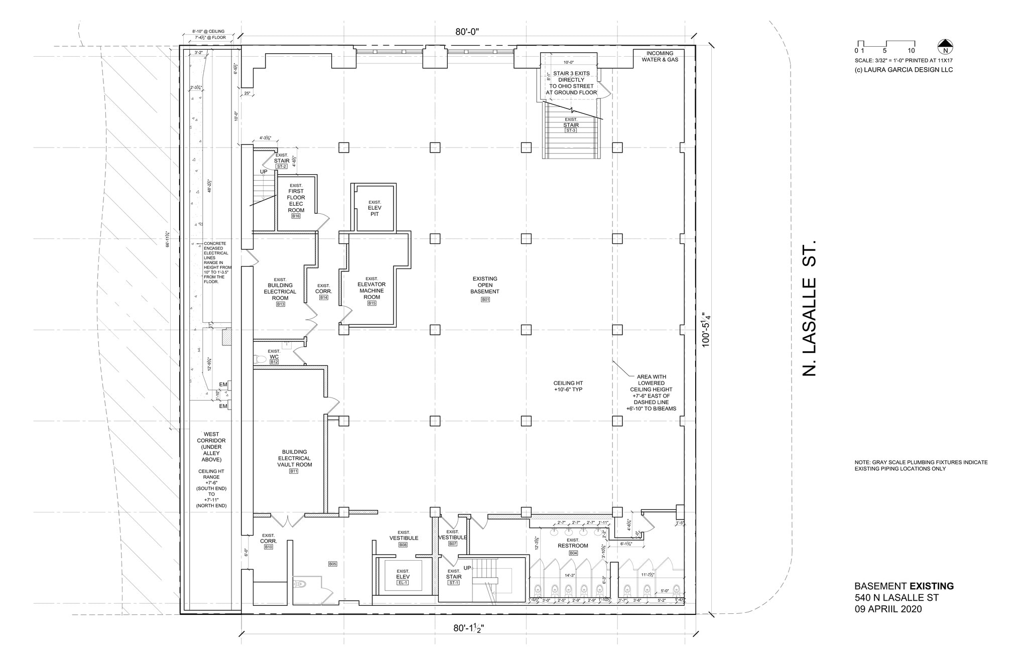 540 N LaSalle St, Chicago, IL à louer Plan de site– Image 1 sur 3