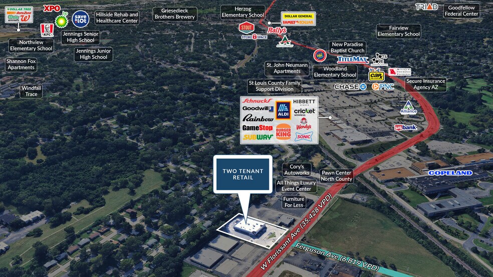 9070 W Florissant Ave, Saint Louis, MO à vendre - Photo de l’immeuble – Image 2 sur 6