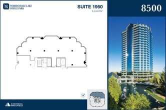 8000-8500 Normandale Lake Blvd, Bloomington, MN à louer Plan d’étage– Image 1 sur 2