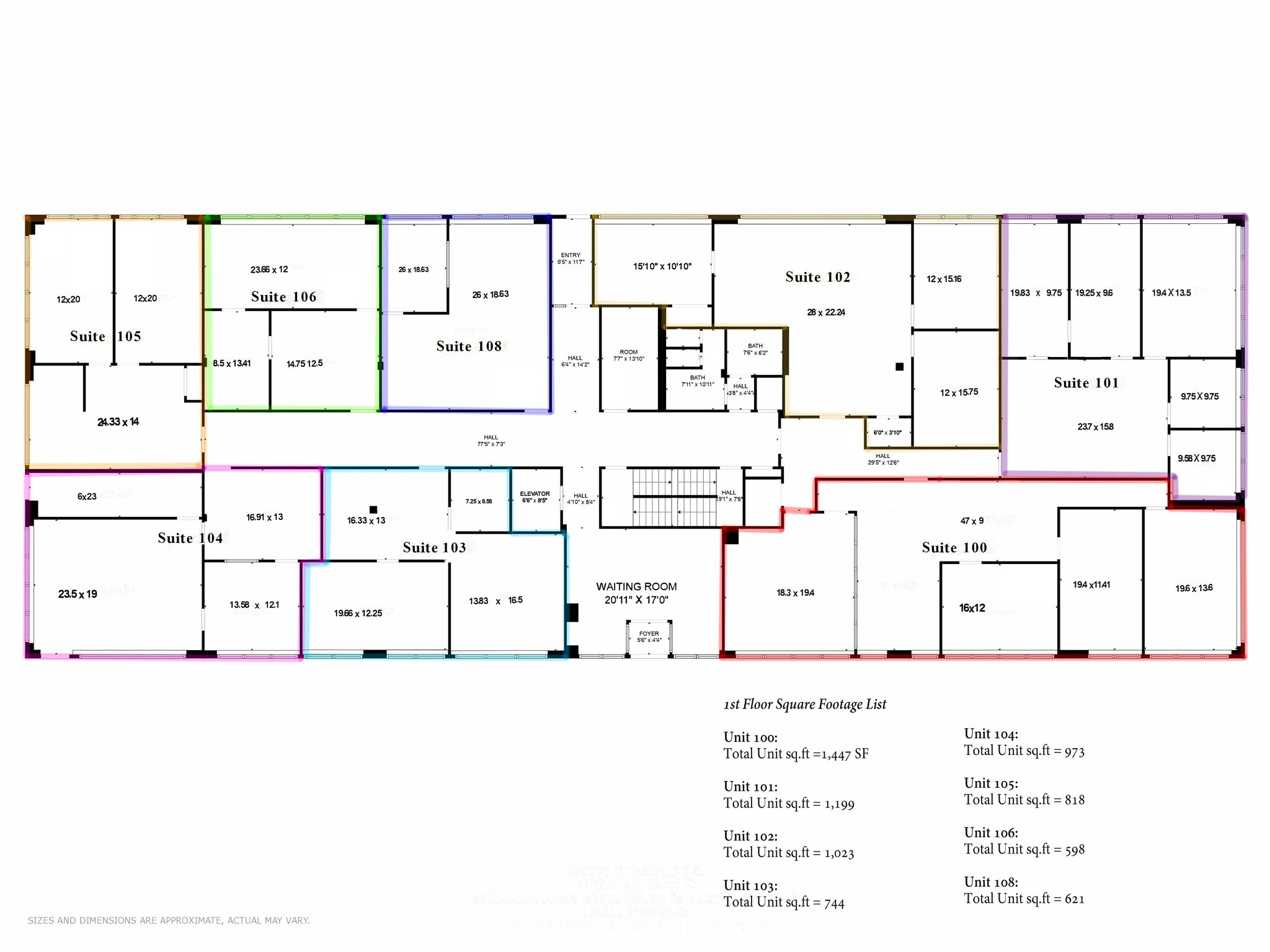 600 Russel Ct, Woodstock, IL à louer Plan d’étage– Image 1 sur 1