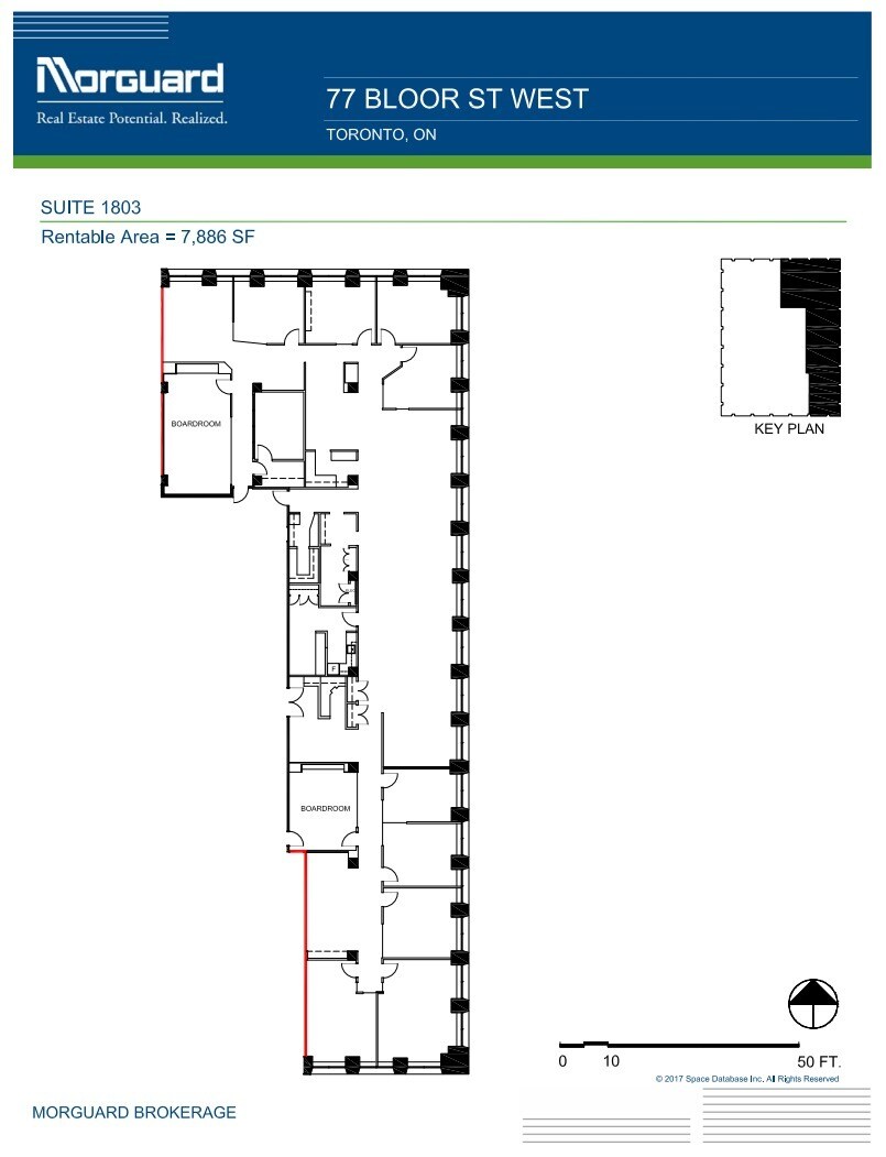 77 Bloor St W, Toronto, ON à louer Plan d’étage– Image 1 sur 1