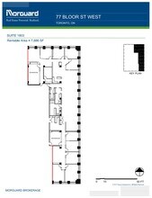 77 Bloor St W, Toronto, ON à louer Plan d’étage– Image 1 sur 1
