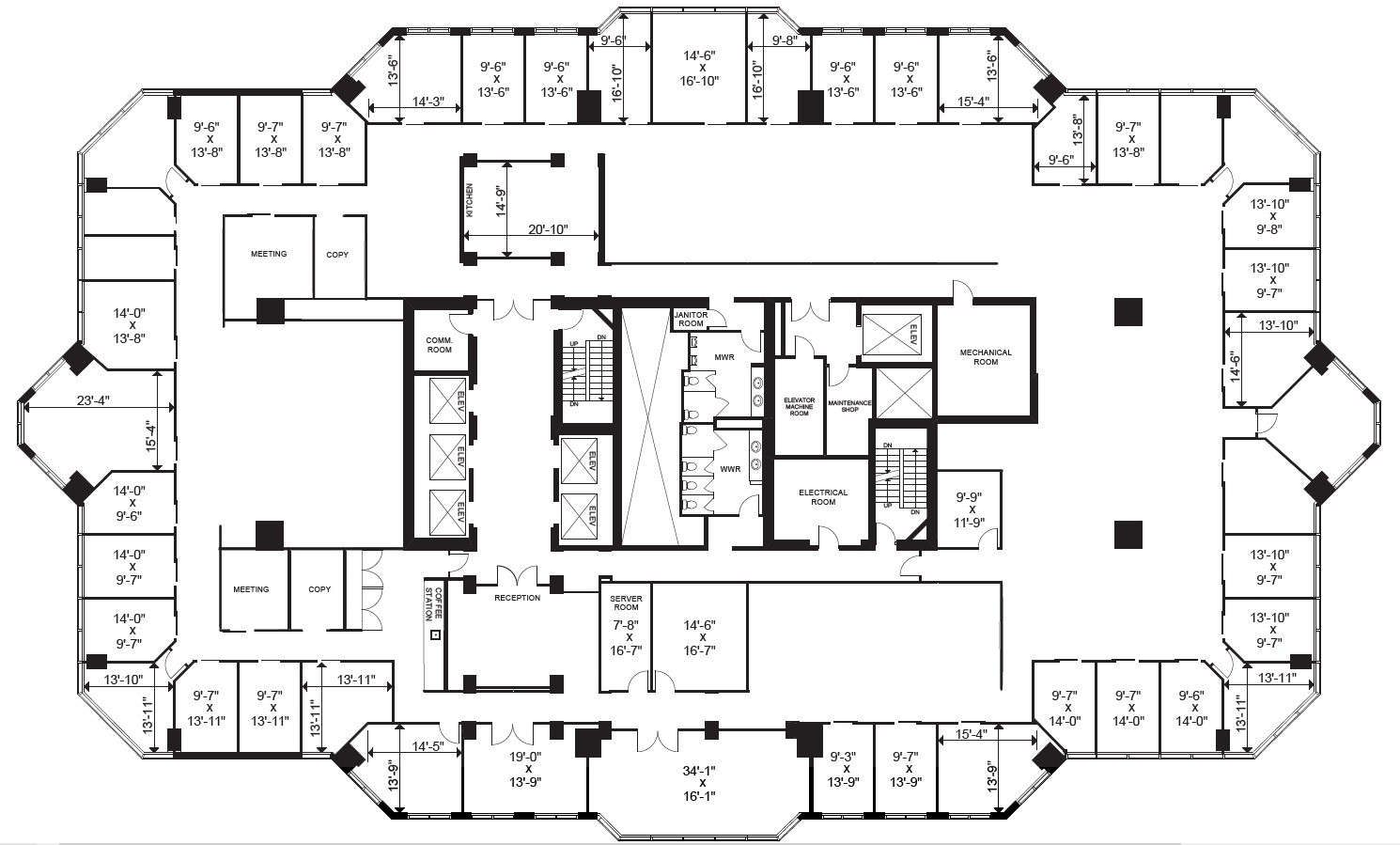 222 3rd Ave SW, Calgary, AB à louer Plan d’étage– Image 1 sur 1