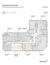 1601 Monte Vista Ave, Claremont, CA à louer Plan d’étage– Image 1 sur 1