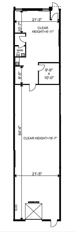703-729 Av Meloche, Dorval, QC à louer Plan d’étage– Image 1 sur 1